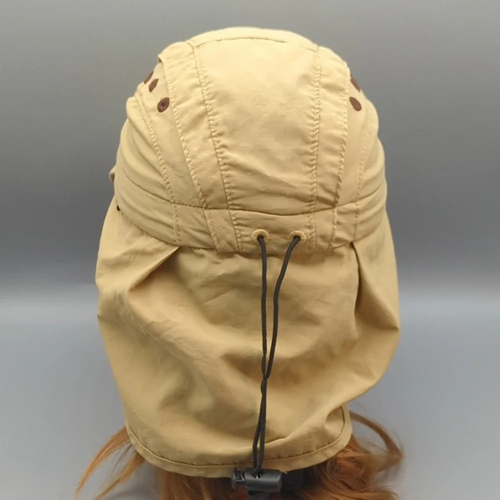 REI Nylon Flap Boys Hat Neck Ears & Head Sun Protection Outdoor Layer Kids Cap